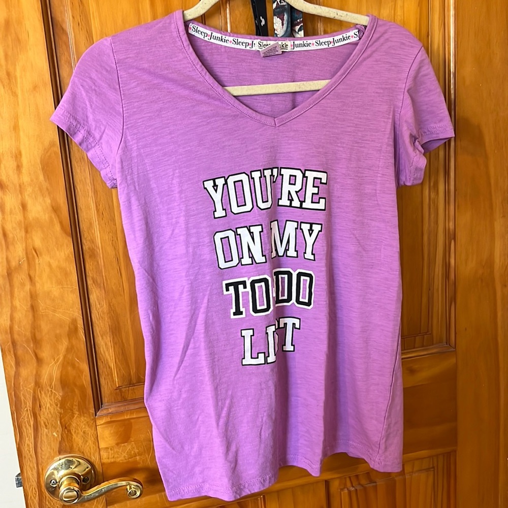 Womens Sleep Junkie Tshirt Size XL